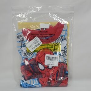 Spider-Man 2 PCS Long Sleeve Kids Pajama Pants Set - Red and Blue
